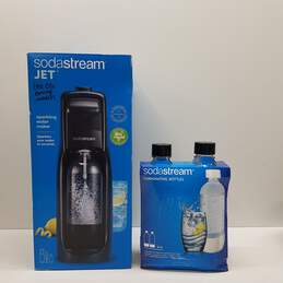 Soda Stream Jet With 2 Extra Bottles-NO CO2 Cylinder
