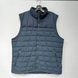 The North Face Blue Puffer Vest Men's Size XL