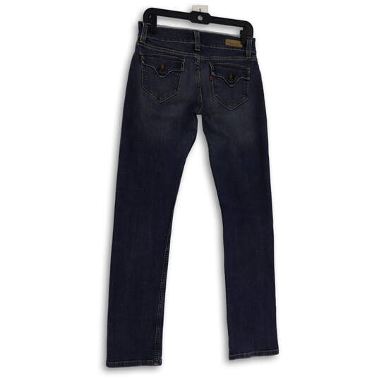 Womens Blue 542 Denim Medium Wash Pockets Stretch Skinny Leg Jeans Size 2 image number 2