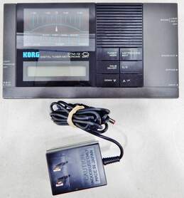 Korg DTM-12 Digital Tuner/Metronome w Pwr Supply