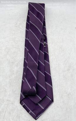 Michael Kors Mens Purple Printed Tie alternative image