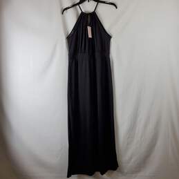 Banana Republic Women's Black Long Dress SZ M PETITE NWT