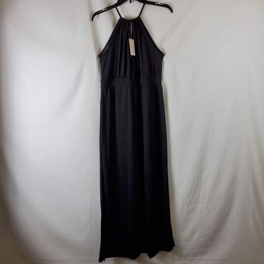 Banana Republic Women's Black Long Dress SZ M PETITE NWT image number 1