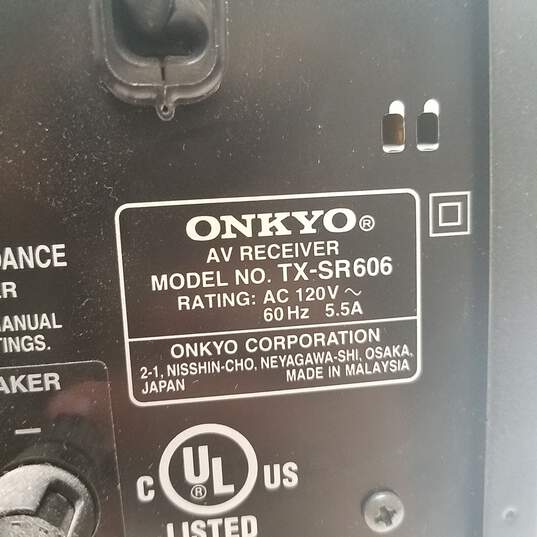 Onkyo AV Receiver TX-SR606 image number 8