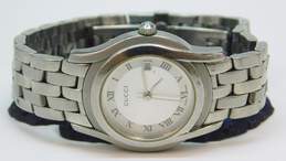 Gucci Designer 5500 L Swiss Sapphire Crystal  7 Jewels Women's Watch 58.5g