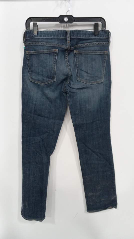 J. Crew Matchstick Stretch Blue Jeans Size 28S image number 2