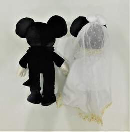 Vintage Disney Plush Mickey Mouse & Minnie Wedding Set Bride & Groom alternative image
