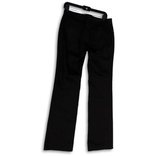 NWT Womens Black Denim Dark Wash Stretch Pocket Straight Jeans Size 6 image number 2