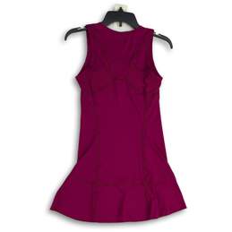 Nike Womens Magenta Scoop Neck Sleeveless Short Tennis Mini Dress Size S alternative image