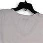 Womens White Graphic V-Neck Short Sleeve Stretch Pullover T-Shirt Size L image number 4