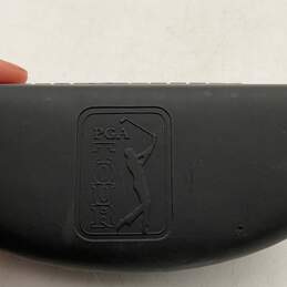 PGA Tour Mens Black Thin Frame UV Protection Lightweight Oval Sunglasses W/Case alternative image