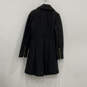 NWT Womens Black Long Sleeve Side Pockets Double Breasted Peacoat Size S image number 2
