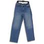 Hollister Womens Blue Denim 5-Pocket Design Medium Wash Straight Jeans 13R/31x31 image number 1