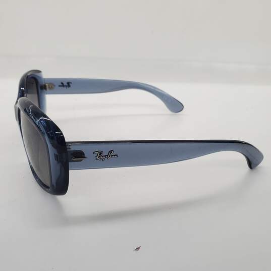 Ray-Ban Jackie Ohh Polished Transparent Blue Polarized Sunglasses RB4101 image number 3