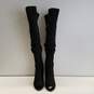 Wild Diva Lounge Women's Open Toe Boots Black Size 5.5 image number 6