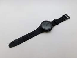 Unisex Swatch Swiss Efficiency Black Tachymetre Analog Watch alternative image