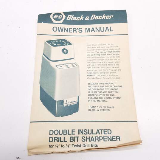 Buy the Vintage Black & Decker Drill Bit Sharpener #7980