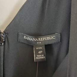 Banana Republic Women's Black Mini Dress SZ 4P NWT alternative image