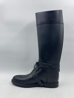 Authentic Givenchy Black Knee-High Rain Boot W 10 alternative image
