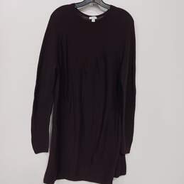 J. Jill Women's Purple Long Sleeve Sweater Dress Size L Tall