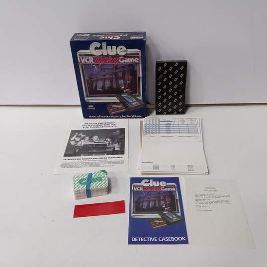 Vintage Parker Brothers Clue VCR Mystery Board Game 1985 - IOB image number 1