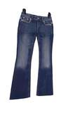 Women's Blue Medium Wash Pockets Denim  Bootcut Jeans Size 27 image number 1