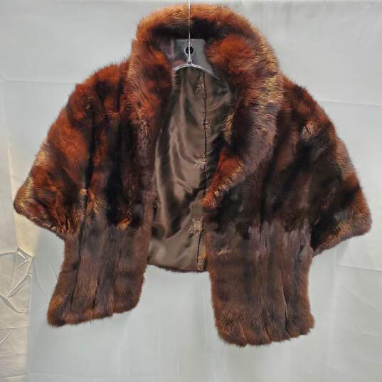 Unbranded Vintage Mink Fur Stole Wrap No Size image number 1