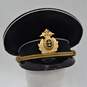 Vintage USSR Soviet Russian Navy Sailor Visor Hat Cap Size 59 image number 7