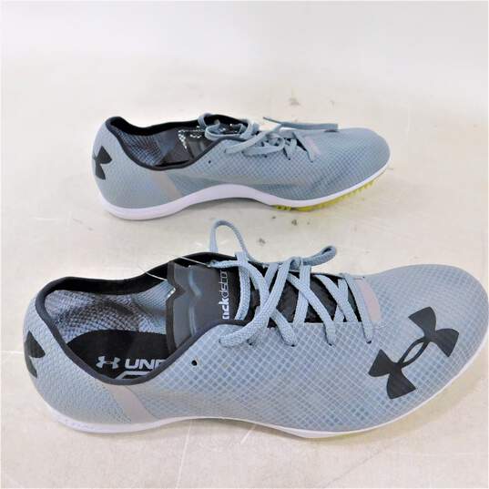 Under Armour Kick Distance 2 Track Grey Men's Shoes Size 9.5 image number 2