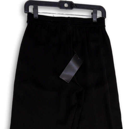 NWT Womens Black Elastic Waist Straight Leg Pull-On Sweatpants Size XS image number 4