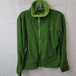 Mountain Hard Wear Full Zip Green Sweater Jacket Women's Size M
