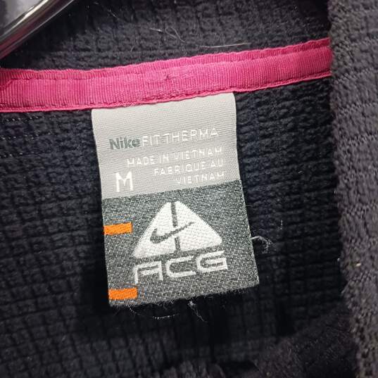 Men’s Nike Fit Therma ¼ Zip Fleece Pullover Jacket Sz M image number 3