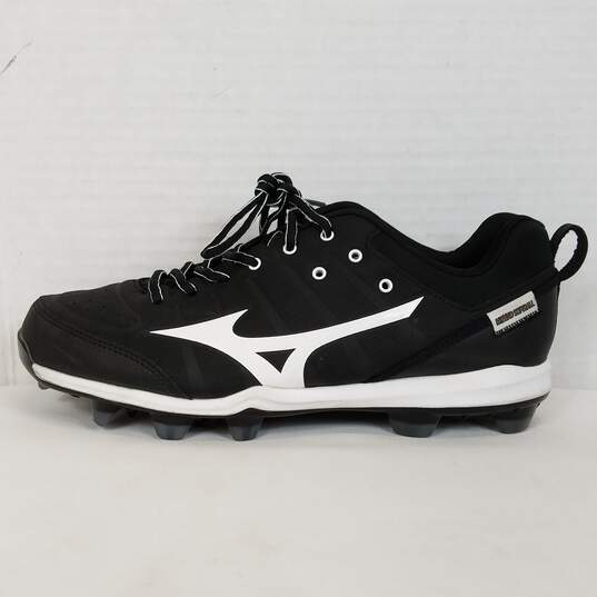 Mizuno Advanced Finch Elite 5  Men's Fastpitch Softball Cleats  Size 11.5  Color Black White image number 2
