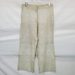 AUTHENTICATED WMNS MARNI ITALY LEATHER WIDE LEG PANTS EU SIZE 42
