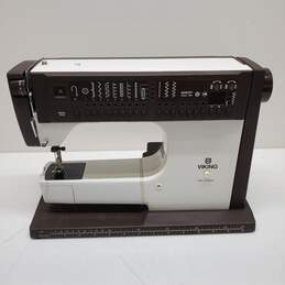 Viking White and Brown Electronic Sewing Machine Model 6690