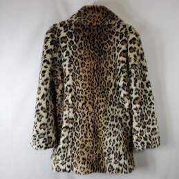 Joie Women's Cheetah Print Fur Coat SZ S NWT alternative image
