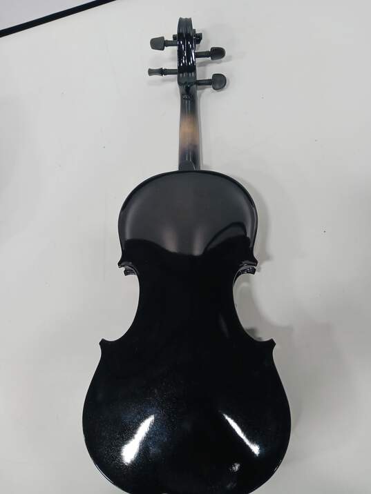 Mendini By Cecilio Black Violin W/Case image number 4