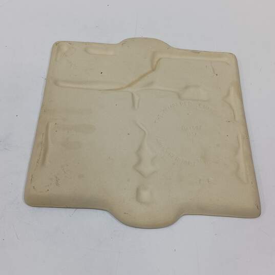 1998 - Pampered Chef Stoneware Gingerbread Hometown Train Cookie Mold image number 4