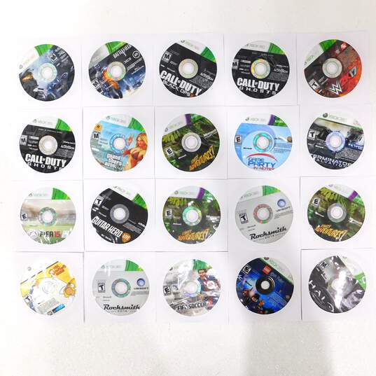 20 Assorted Xbox 360 Games/ No Cases image number 1