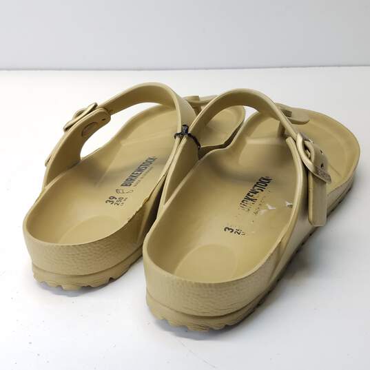 Birkenstock Gizeh EVA Gold Thong Sandals Shoes Women's Size 8 M image number 6
