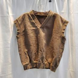 Essentials Fear of God Cotton Blend V-Neck Sweater Vest Size M
