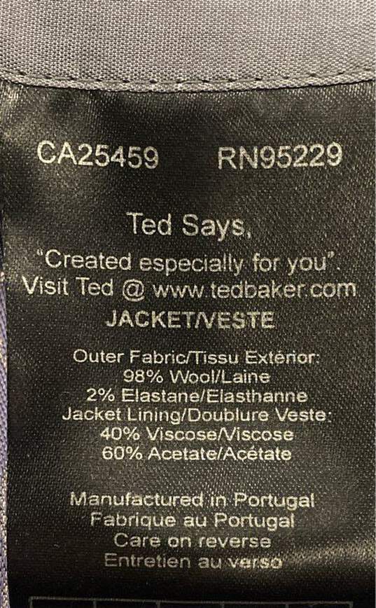 Ted Baker Gray Sport Coat - Size 4 image number 4