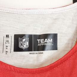 NFL Team Apparel 49ers Women Red Top XL NWT alternative image
