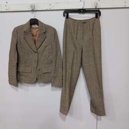 Pendleton Women's Beige Wool Suit Size 8