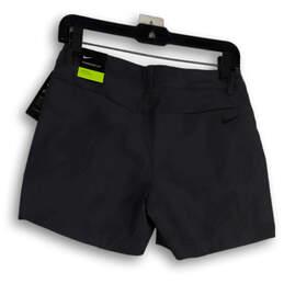 NWT Womens Gray Slash Pockets Flat Front Standard Fit Chino Shorts Size 2 alternative image
