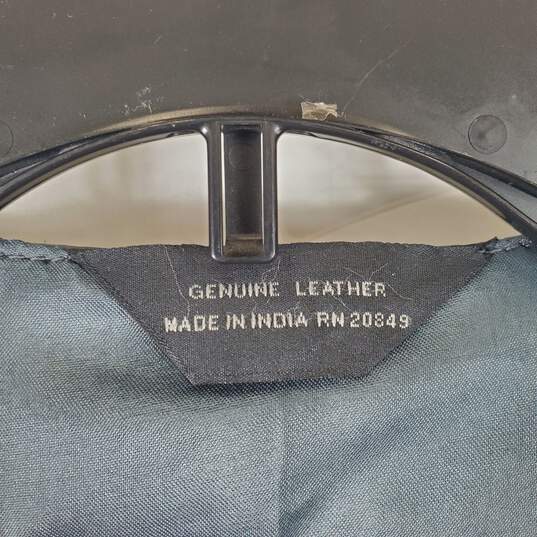 Phase 2 Men's Blue Leather Vest SZ XL image number 5