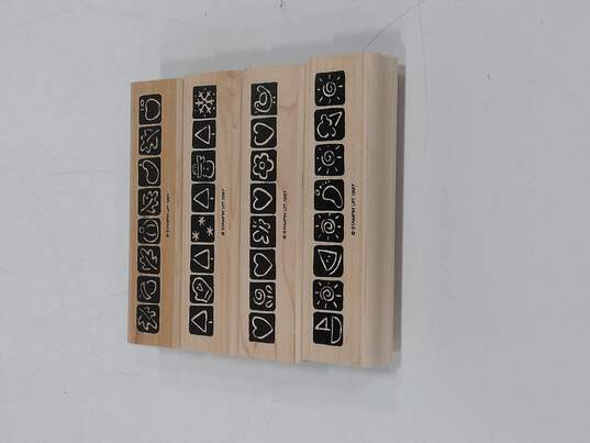 Bundle of Wood Block Scrapbooking Stamps image number 2