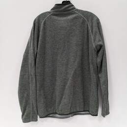 The North Face Men's Canyonlands Gray Heather Full Zip Mock Neck Fleece Jacket (Size L) alternative image