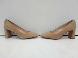 J. Crew Women's Tan Suede High Heels Size 8 w/Box