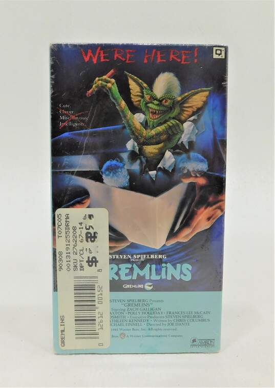 Sealed Vintage Gremlins VHS Tape Movie image number 1